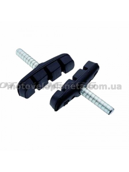 Колодки тормозные велосипедные (ободные, V-brake, винтовая)   2B S5   KL, компл.