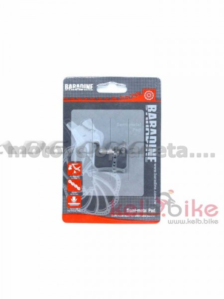 Колодки тормозные велосипедные (дисковые)   Baradine DS-17+SP-17   KL, компл.
