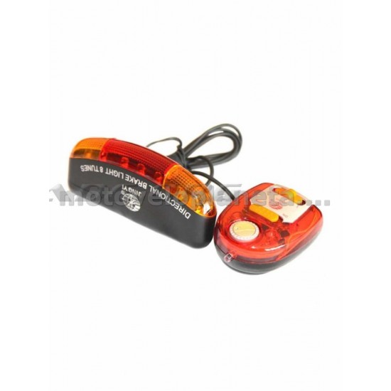 Фонари велосипеда (в сборе)   (комплект, перед/зад, LED)   (mod:338A)   KL, шт