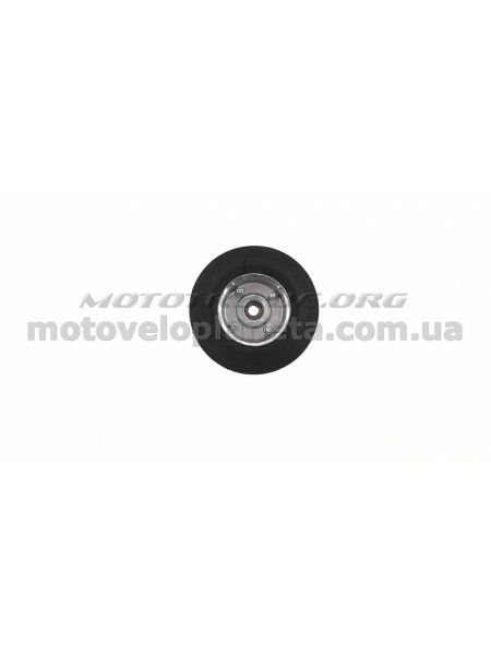 Колесо для тачек и платформ (литая резина)   (125/37,5- 50mm, под ось 10mm)   MRHD, шт