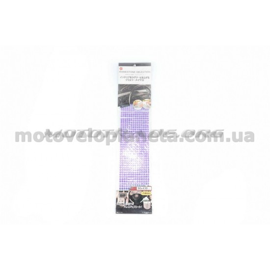 Стразы (набор)   43x9см   (розовые)   RHINSTONE, шт