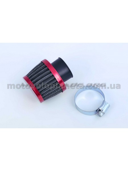 Фильтр воздушный (нулевик)   Ø28mm   (красный)   EVO, шт