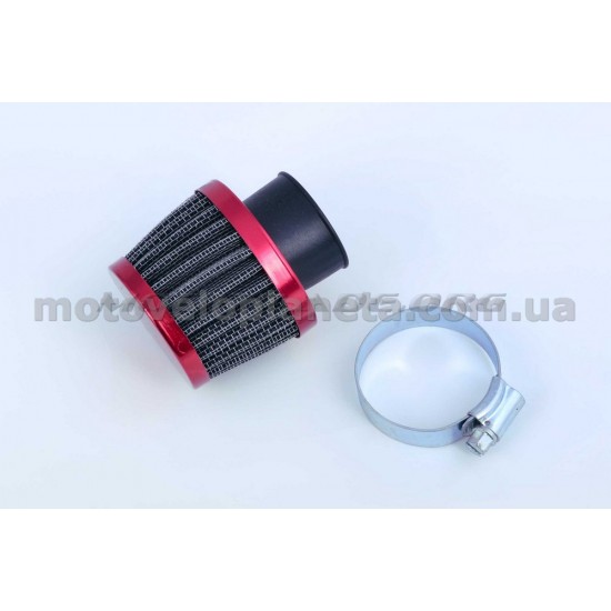 Фильтр воздушный (нулевик)   Ø28mm   (красный)   EVO, шт