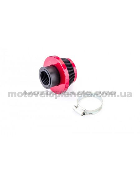 Фильтр воздушный (нулевик) Ø28mm (красный) KM (mod:KY-A-140), шт Фильтр воздушный (нулевик) Ø28mm (красный) KM (mod:KY-A-140), шт