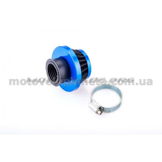 Фильтр воздушный (нулевик)   Ø28mm   (синий)   KM   (mod:KY-A-140), шт