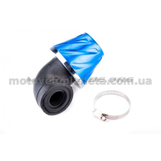 Фильтр воздушный (нулевик)   Ø28/48mm   (синий)   KM   (mod:KY-A-179), шт