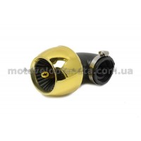 Фильтр воздушный (нулевик)   Ø35-48mm, 90*, турбина (золото), шт