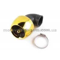 Фильтр воздушный (нулевик)   Ø42mm, 90*, турбина (золото), шт