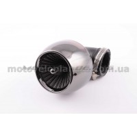 Фильтр воздушный (нулевик)   Ø42mm, 90*, турбина (черный), шт
