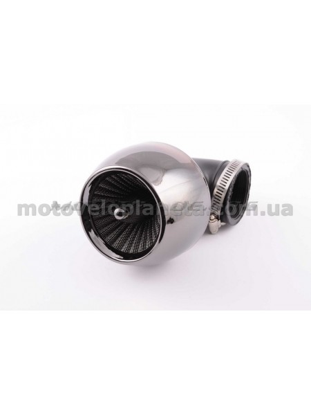 Фильтр воздушный (нулевик)   Ø42mm, 90*, турбина (черный), шт