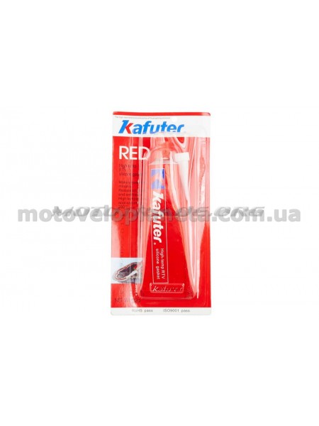 Герметик   85г   (красный, высокотемпературный)   KAFUTER, шт