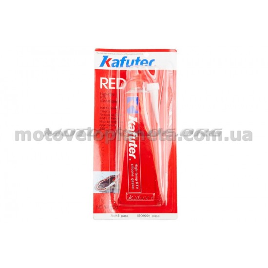Герметик   85г   (красный, высокотемпературный)   KAFUTER, шт