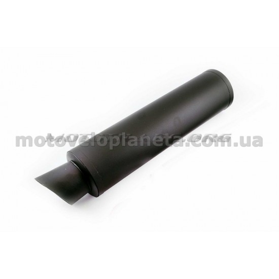 Глушитель (тюнинг)   420*110mm, креп. Ø78mm   (гравитекс, черный, прямоток, без креплений, mod:67), шт