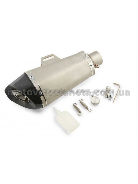 Глушитель (тюнинг)   305mm   (нержавейка, овал, хром, прямоток)   118, шт