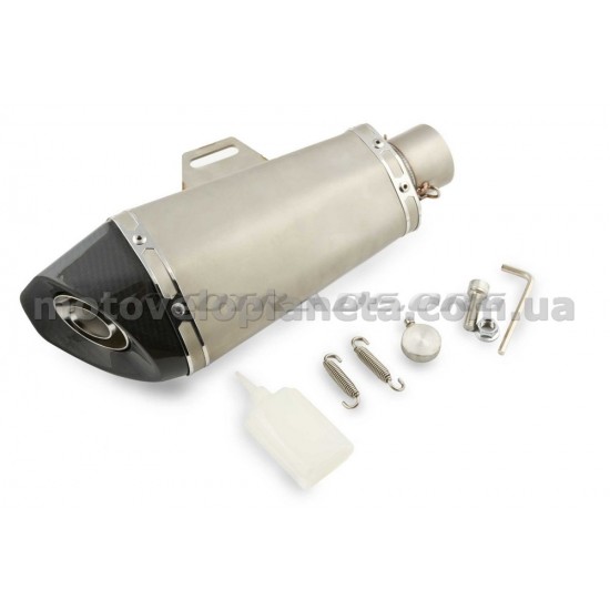 Глушитель (тюнинг)   305mm   (нержавейка, овал, хром, прямоток)   118, шт