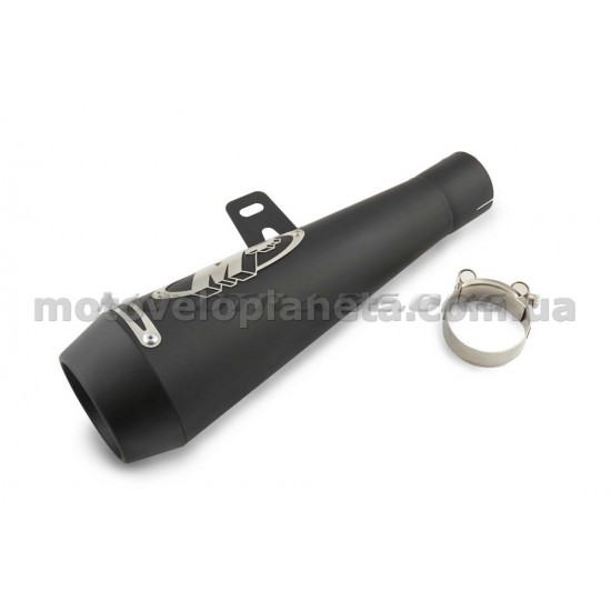 Глушитель (тюнинг)   340mm   (нержавейка, сопло, черный, прямоток)   118, шт