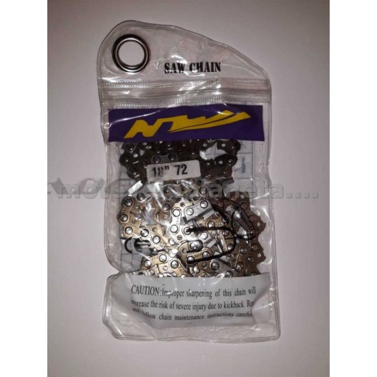 Цепь пильная 325, 1.5mm, 72зв, серп, под шину 18 (45см) для Goodluck GL4500 (Супер Зуб)   (NZ)   SVET, шт