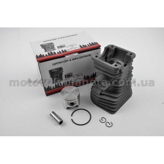 Поршневая б/п (ЦПГ)   для Husqvarna 350   (Ø44, высокая)   (черная)   WOODMAN, компл.