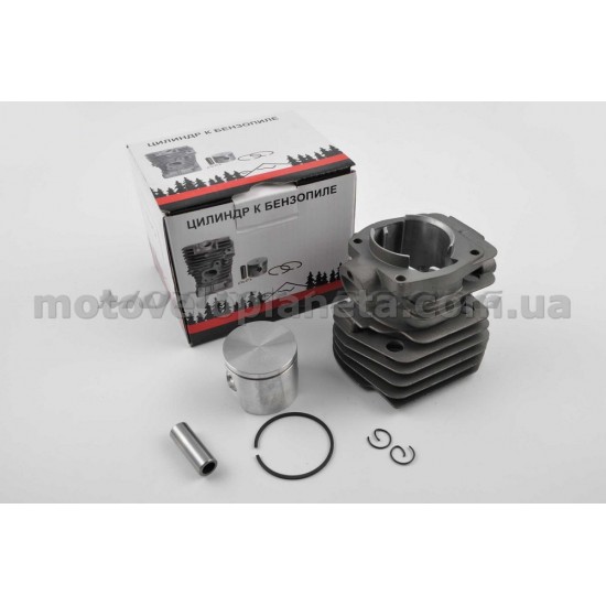 Поршневая б/п (ЦПГ)   для Husqvarna 350   (Ø44, низкая)   (черная)   WOODMAN, компл.