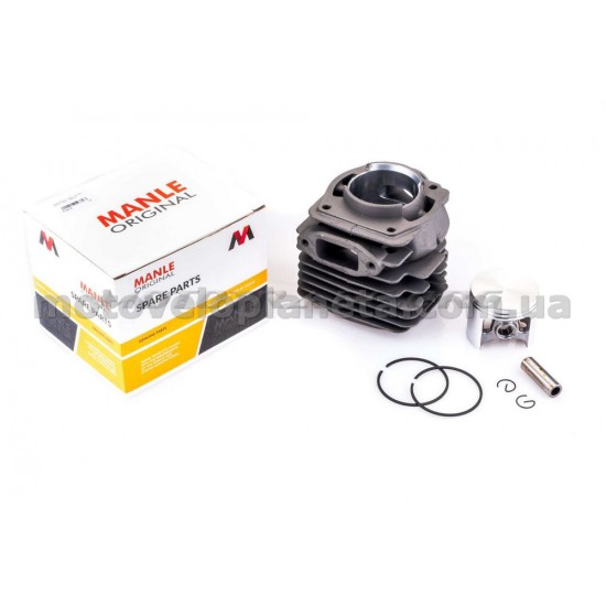Поршневая б/п (ЦПГ)   для Husqvarna 365   (Ø48, круглая)   (черная)   MANLE, компл.