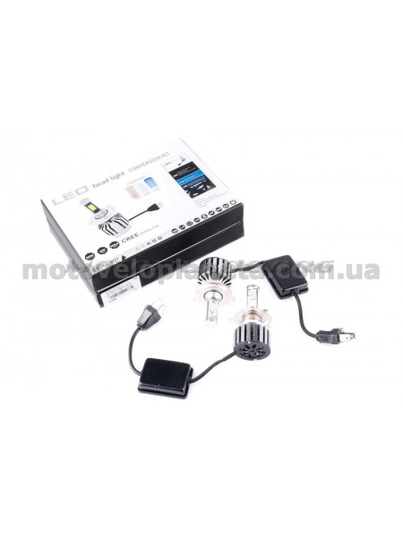 Лампы диодные автомобильные H4 (пара) (12V 3600 LUMENS, четыре кристалла) (аналог ксенона) IZEN (mod.A), шт Лампы диодные автомобильные H4 (пара) (12V 3600 LUMENS, четыре кристалла) (аналог ксенона) IZEN (mod.A), шт