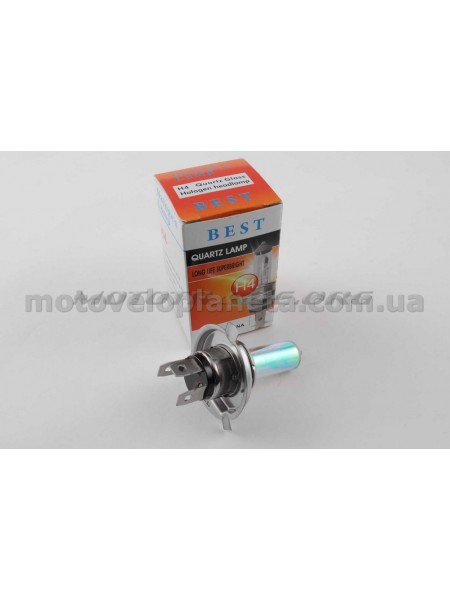 Лампа H4 (авто) 12V 18W/18W (хамелеон розовый) BEST (mod:A), шт Лампа H4 (авто) 12V 18W/18W (хамелеон розовый) BEST (mod:A), шт