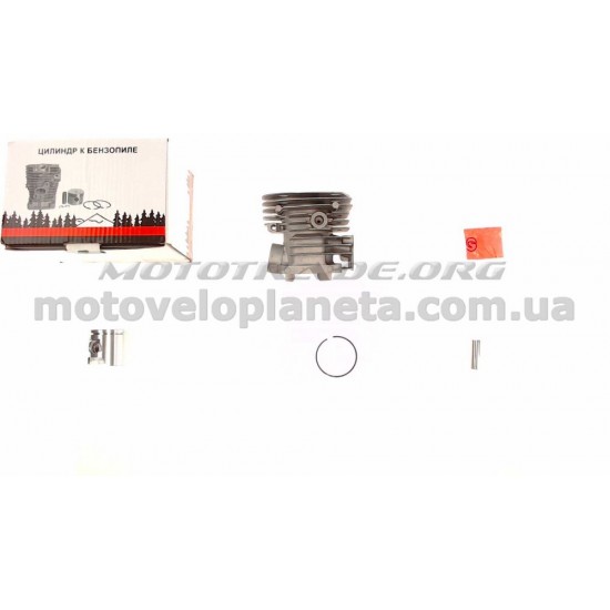 Поршневая б/п (ЦПГ)   для Husqvarna 350   (Ø44, низкая)   WOODMAN   (mod.A), компл.