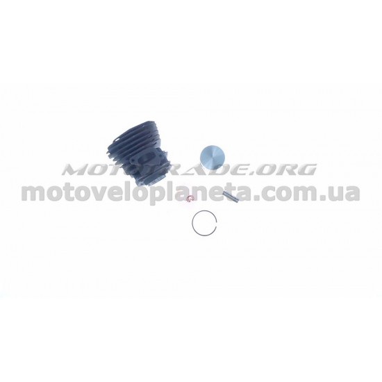 Поршневая б/п (ЦПГ)   для Husqvarna 350   (Ø44, низкая)   (черная)   WOODMAN   (mod.A), компл.