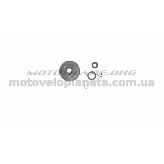 Тарелка сцепления б/п (под съемную звезду)   для Husqvarna 365/372   (+звезда, сепаратор, шайба)   WOODMAN   (mod.A), шт