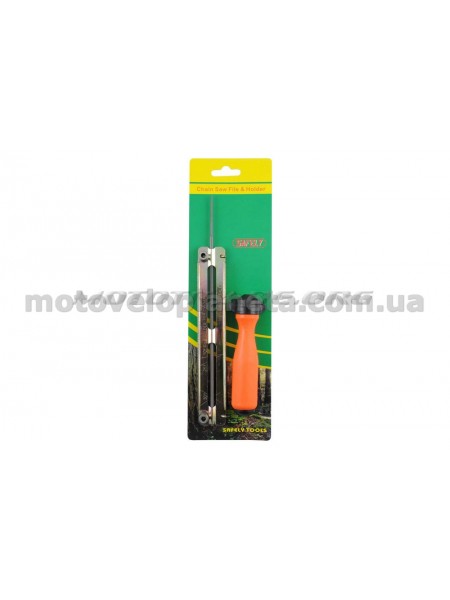 Напильник бензопильный   Ø4,0mm   (+планка ручка)   SAFELY, шт