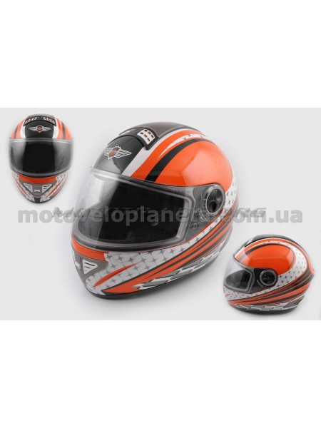 Шлем-интеграл (mod:550) (premium class) (size:L, бело-оранжевый) Ш106 KOJI, шт Шлем-интеграл (mod:550) (premium class) (size:L, бело-оранжевый) Ш106 KOJI, шт
