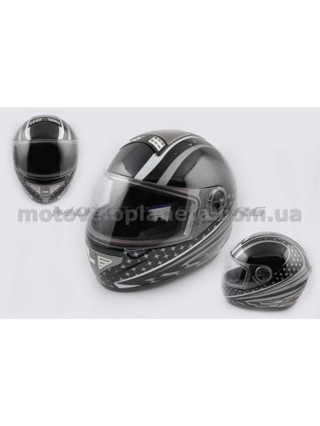 Шлем-интеграл (mod:550) (premium class) (size:XS, серо-черный) Ш98 KOJI Шлем-интеграл (mod:550) (premium class) (size:XS, серо-черный) Ш98 KOJI