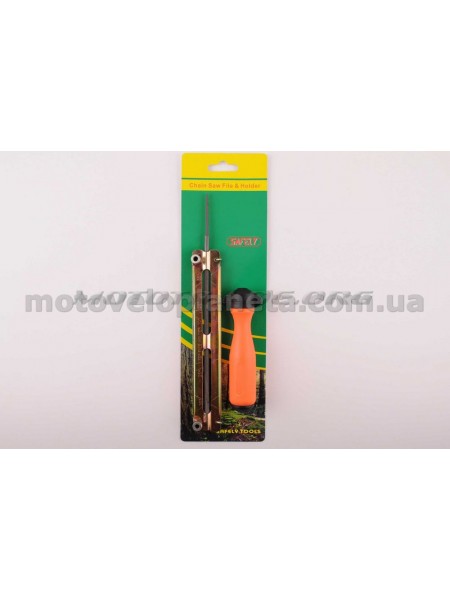 Напильник бензопильный   Ø5,2mm   (+планка +ручка)   SAFELY, шт