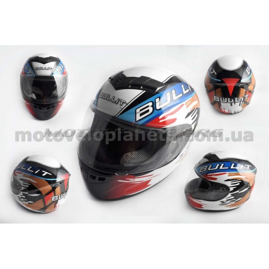 Шлем-интеграл   (mod:Q1) (size:L, мультиколор) (mod:2)   BULLIT, шт