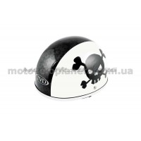 Шлем-каска   (mod:Skull) (size:L, бело-черный)   TVD, шт
