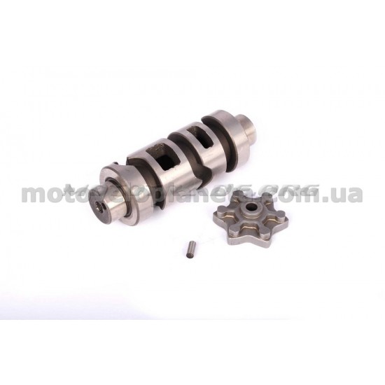 Копирный вал КПП   4T CG125/150   (+звезда)   FUJI, шт