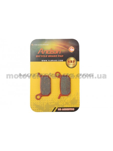 Колодки тормозные велосипедные (дисковые)   Formula 4Racing B4, 4-piston O2, 2-piston B4   (mod:SBP-1017), компл.