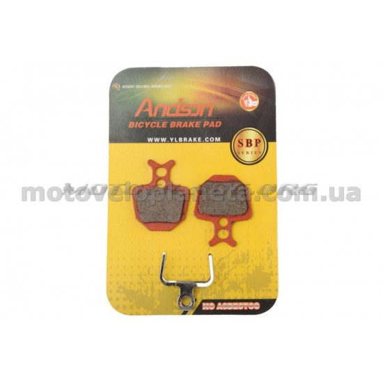 Колодки тормозные велосипедные (дисковые) 31.6х4х27.1   Formula Oro Hydraulic   (mod:SBP-1027), компл.