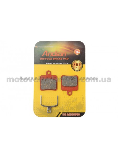 Колодки тормозные велосипедные (дисковые) 31.2х4х26.4   Hope Mini   (mod:SBP-1031), компл.