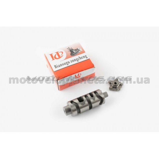 Копирный вал КПП   4T CB125/150   (+звезда)   IDE, шт