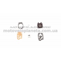 Ремкомплект карбюратора мотокосы   Mitsubishi TL43/52   (полный)   WOODMAN   (mod.A), шт