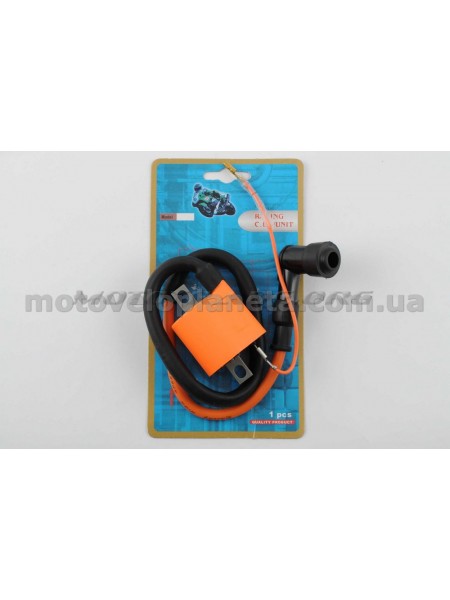 Катушка зажигания (тюнинг)   4T CG125/150   (оранжевая, +насвечник), компл.