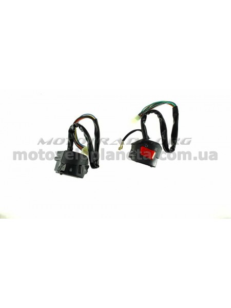 Блоки кнопок руля (пара)    CB/CG 150-200 (черные)   ZV, пара
