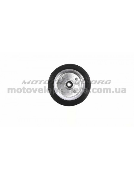 Колесо для тачек и платформ (литая резина)   (160mm, под ось 12mm)   MRHD, шт