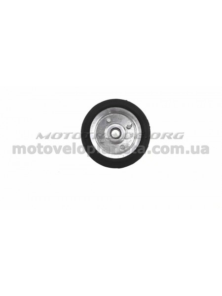 Колесо для тачек и платформ (литая резина)   (160mm, под ось 17mm)   MRHD, шт