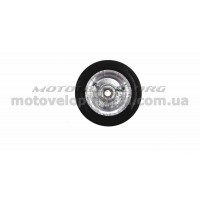 Колесо для тачек и платформ (литая резина)   (160/40- 80mm, под ось 15mm)   MRHD, шт