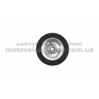 Колесо для тачек и платформ (литая резина)   (160/40- 80mm, под ось 17mm)   MRHD, шт