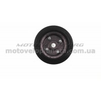 Колесо для тачек и платформ (литая резина)   (180/50- 100mm, под ось 20mm) (1 подшипник)   MRHD, шт