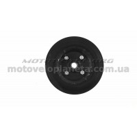 Колесо для тачек и платформ (литая резина)   (200/50- 100mm, под ось 20mm) (2 подшипника)   MRHD, шт