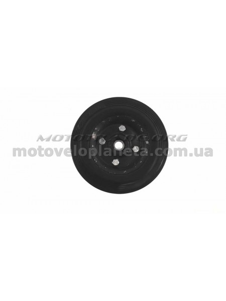 Колесо для тачек и платформ (литая резина)   (200/50- 100mm, под ось 17mm) (1 подшипник)   MRHD, шт